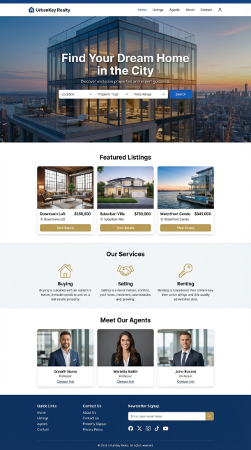 Real Estate Website